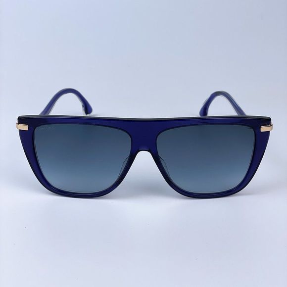 SALE! NEW JIMMY CHOO SUVI/S PJP08 Dark Blue Gradient Women Sunglasses Jimmy Choo Blue Sunglasses for Women for sale | eBay main image 2